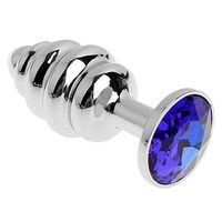 JINZHI Stainless Steel Bûtt Pluģ Spiral Beads for Women Men