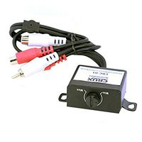 CRUX Bass Control Knob/Subwoofer Fader-Stereo RCA Male to Female