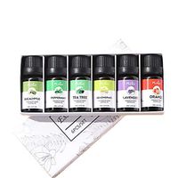 MJTP 6pcs Essential Oils Sets - 100% Pure Therapeutic Grade 10ml Essential Oils for Diffuser, Humidifier, Massage, Aromatherapy, Skin & Hair Care