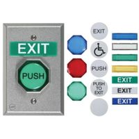 Safety Technology International Universal Button, Pneumatic, 1-5/8 in.