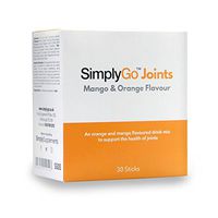 SimplyGo Joints | 30 Sticks | Glucosamine & Collagen Joint Care Supplement | Delicious Mango & Orange Flavoured Powder for an Active Lifestyle | Simply Add to Water, Juice or Shakes…