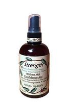 STRENGTH Wellness Mist - Confidence Aid - Lime, Cedarwood, Spruce, Bay Leaf, Frankincense & Thyme - 100% Pure Essential Oils - Vegan - Organic - Biodegradable - Non GMO - EARTH FRIENDLY (2 oz Refill)