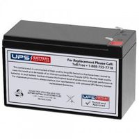 Energy Power EP-SLA12-7.5 12V 7.2Ah Sealed Lead Acid Replacement Battery with F1 Terminals by UPSBatteryCenter