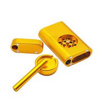 You Worth Having— Gold Alloy Portable Mini Personal Tool with Herbal Grinder and Magnetic Herbal Storage Box