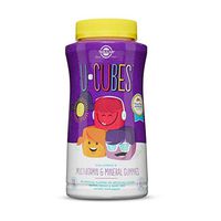 Solgar U-Cubes Children's Multi-Vitamin & Minerals, 120 Gummies - 3 Great-Tasting Flavors, Grape, Orange & Cherry - Ages 2 & Up - Non GMO, Gluten Free, Dairy Free - 60 Servings