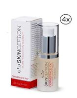 Dermefface fx7 Scar Removal Treatment Helps to Fade and Reduce Scars, Acne Scars, Burns, Surgery and Other Causes with All Natural Result Pack 4