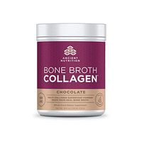 Ancient Nutrition Bone Broth Collagen Powder, 30 Servings of All-Natural Protein Powder Loaded with Bone Broth Co-Factors, 10g of Type I, II and III Collagen Per Serving (Chocolate), 18.6 Ounce …