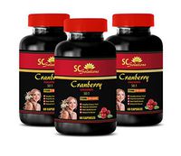 Full Body Cleanse for Women - Cranberry Concentrate 12600mg - Body Cleanse Detox for Women - 3 Bottles