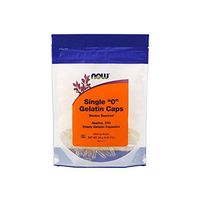 NOW Supplements, Empty Gelatin Capsules, Single "0", Bovine Sourced, Filled by Weight, 250 Gel Capsules