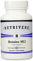 Nutrivene: Betaine HCL with Pepsin (90 Capsules)