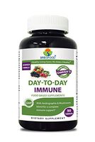 Brieofood Immune 90 Tablets, Food Based Daily Immune System Booster Supplement Made with Vegetable Source Omegas, probiotics and Herbal Blends