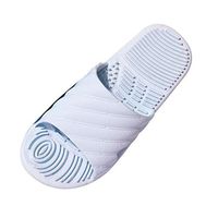 Emimarol Woman’s Man’s House Indoor & Outdoor Slippers Anti-Slip Massage Shower Spa Bath Pool Gym Slides Flip Flop Sky Blue