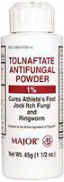 Major Pharmaceuticals 002676 Tolnaftate 1% Antifungal Powder, Compare to Tinactin, 45g Volume, White