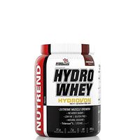 Whey Hydro Isolate Protein Powder by Nutrend Chocolate Flavor 800g Light Absorbency, hydrolysed Great Amino Acid Spectre - Tolerase ™L, Chromium, Vitamin B3