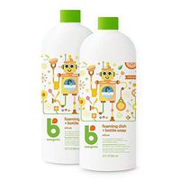 Babyganics Foaming Dish & Bottle Soap , Citrus, 32oz, 2 Pack, Packaging May Vary