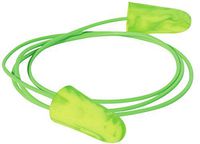 Moldex 507-6622 Goin' Green Foam Earplugs, Corded, One Size (Pack of 100)