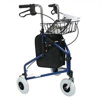 3 Wheel Rollator Frame Color: Matallic Blue