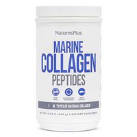 NaturesPlus Marine Collagen Peptides, Unflavored - .53 lb Tub - Hydrolyzed Protein Powder - Supports Vital Organs, Joint Mobility & Hair, Skin & Nails - Gluten-Free, Non-GMO - 20 Servings