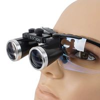 Pevor Dental Surgical Medical Binocular Loupes 3.5X 320mm Optical Glass Loupe