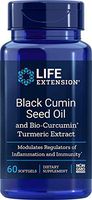 Life Extension Black Cumin Seed Oil with Bio Curcumin 60 Softgels