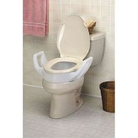 Ableware 725753210 Elevated Toilet Seat with Arms-3 1/2"-Standard