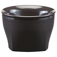 Cambro Harbor Meal Delivery System 5 Oz Smoked Metal Polypropylene Insulated Bowl - 3 1/2"Dia x 2 3/8"H