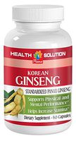 Panax Ginseng Root - Korean Ginseng - Nervous System Support (1 Bottle)