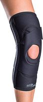 DonJoy Lateral J Patella Knee Support Brace Without Hinge: Neoprene, Left Leg, Large