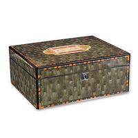BNSDMM Cigar Humidors - Cedar Cigar Humidor 50-Piece Solid Wood Cigar Box Cigar Box Size:30x24x12cm
