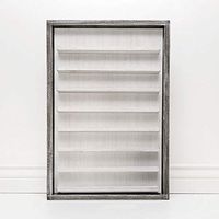 18" X 24" X 1.5" Wood Framed Sign (Letterboard) White – 15112