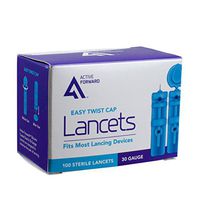Active Forward Blood Glucose Lancets | 30 Gauge Needles (100 Lancets)