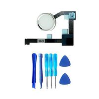 FixCracked Home Button Flex Cable Touch Assembly Replacement Part for Ipad Air 2 White