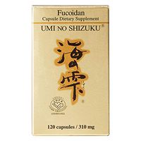 Umi No Shizuku Fucoidan Capsule Pure Seaweed Extract Enhanced with Agaricus Mushroom Optimized Immune Support Health Supplement-120 Capsules