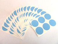 Minilabel 102 Labels , 25mm Diameter Round , Colour Code Stickers Light Blue