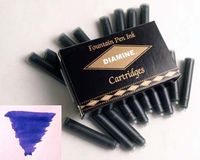 Diamine Refills Imperial Blue/Pack of 18 Fountain Pen Cartridge - DM-8068