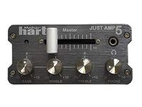 Maker Hart Just Amp 5 - Compact Integrated Amplifier with Phono Preamp, 3-Band Active EQ, Send/Return Effects Loop - Mic Stand Mount