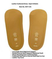 Cushioned Dress Sport Orthotic Semi-Rigid Arch Support Shoe Insert