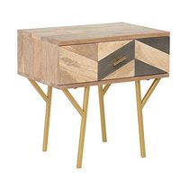 Rustic Solid Reclaimed Wooden Modern Antique Handmade Bedside Tables