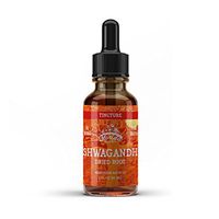 Ashwagandha Tincture Organic Ashwagandha Extract (Withania Somnifera) Ashwaganda Supplement: Adrenal Support, Anxiety Relief, Thyroid Support, Stress Relief 4 Oz