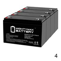 Mighty Max Battery 6V 12AH F2 SLA Replacement Battery for Atlite PS6100-4 Pack Brand Product