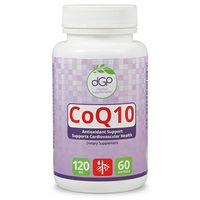 CoQ10, Anti-Oxidant, Supplement, Energy Boost, Cell Energy, GMP Certified, GMO Free, Made in The USA, 60 Capsules, 120 MGS,