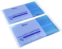 Reusable Gel Ice Cold Pack Compress – (2 Pack) – 5" x 9.5" - Reusable Vinyl Provides Instant Pain Relief, Rehabilitation and Therapy from Injuries Like Shoulder, Back, Knee, Neck, Ankle