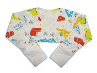 Edenswear Zinc-Infused Flip Mitten Sleeves for Kids with Eczema - Wet Wrap Therapy (Dinosaur, 6 Months)