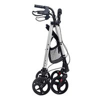 EGCLJ Bariatric Rolling Walker with Seat Backrest, Heavy Duty Rollator Walker for Elderly, Disabled, Limited Mobility Patients, Walking Stabilizer