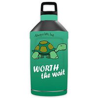 MightySkins Skin Compatible with OtterBox Elevation Tumbler 64 oz - Late Turtle | Protective, Durable, and Unique Vinyl Decal wrap Cover | Easy to Apply, Remove, and Change Styles | Made in The USA