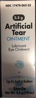 Artificial Tear ointment 3.5g(1/8 oz) (PACK OF 3)