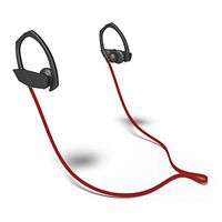 Compatible with Stylo 4 Plus - Hi-Fi Sweatproof Sports Headset Wireless Earphones Mic Premium Sound Headphones Earbuds Handsfree [Black-Red] for LG Stylo 4 Plus
