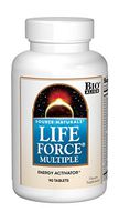 Source Naturals Life Force Multiple Daily Multivitamin High Potency Essential Vitamins, Minerals, Antioxidants & Nutrients - Energy & Immune Boost - 90 Tablets