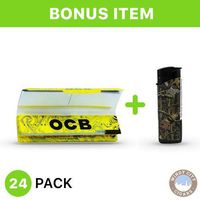 OCB Rolling Papers - Solaire Slim (24) with LED Lighter