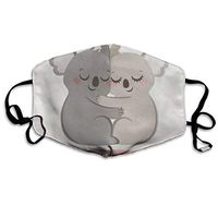 Face Mask Koala Kiss Stainless Cool Cycling Half Face Earloop Dust Mask for Woman